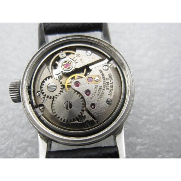 Womens Vintage Tissot VisoDate Seastar 17 Jewels Hand Wind Watch (E5) Swiss Made - Picture 10 of 12